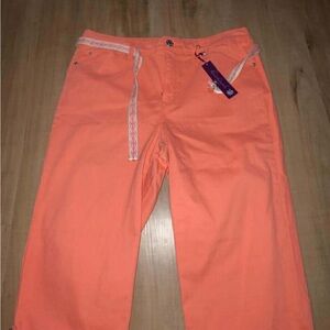 Gloria Vanderbilt Orange Slimming Pants